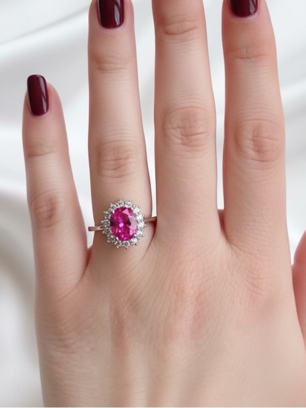 2.5 Carat Luxury Italian Pink Cubic Zirconia